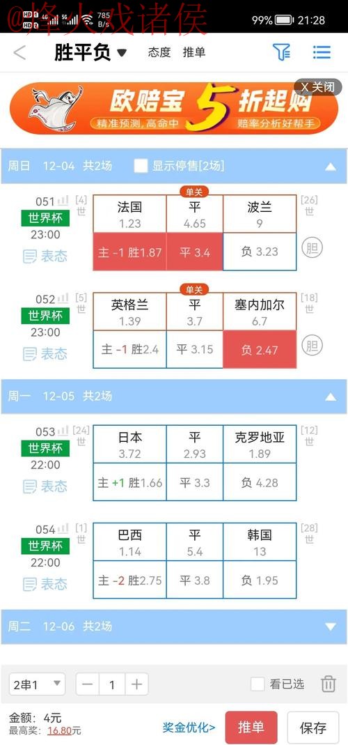 2026世界杯盘口实时最佳分析